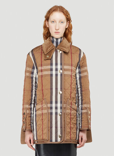 Burberry House-Check Jacket Brown bur0242004