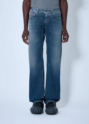 Balenciaga Low Rise Jeans Dark Blue bal0160002