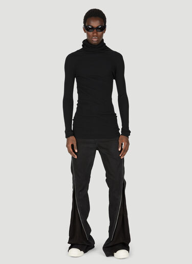 Rick Owens DRKSHDW Bolan Banana 牛仔拉链裤 黑色 drk0154003