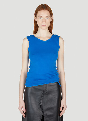 Mainline:RUS/Fr.CA/DE Asymmetric Tank Top Blue mai0352004