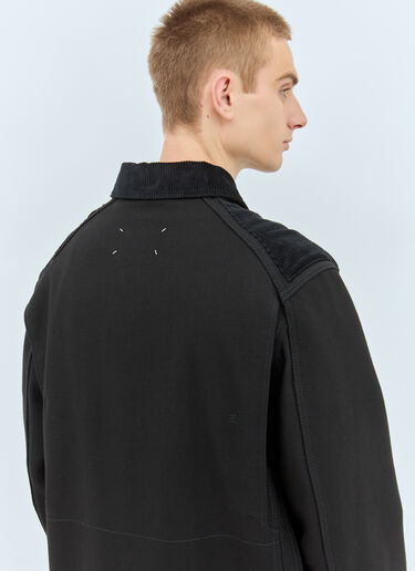 Maison Margiela Heavy-Cotton Double Coat Black mla0158010