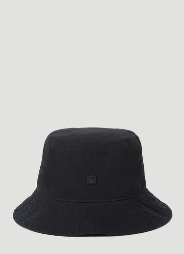Logo Patch Bucket Hat Acne Studios Logo Patch Bucket Hat Black acn0153052