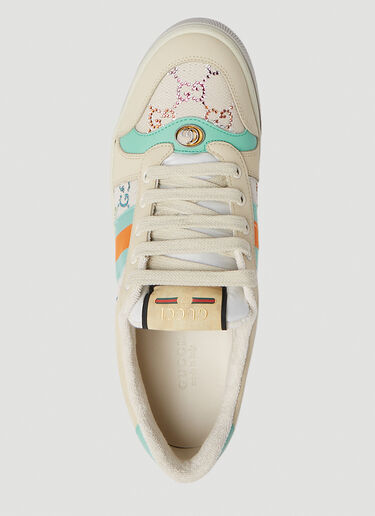 Gucci 장식 스크리너 스니커즈 Beige guc0251171