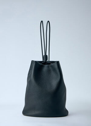 The Row Joe Leather Backpack Black row0264008