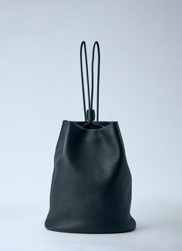 The Row Joe Leather Backpack Black row0264008