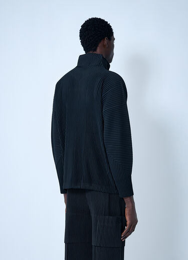 Homme Plissé Issey Miyake Pleated Jacket Black hmp0162009