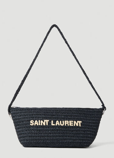 Saint Laurent 르 라피아 숄더백 블랙 sla0151076
