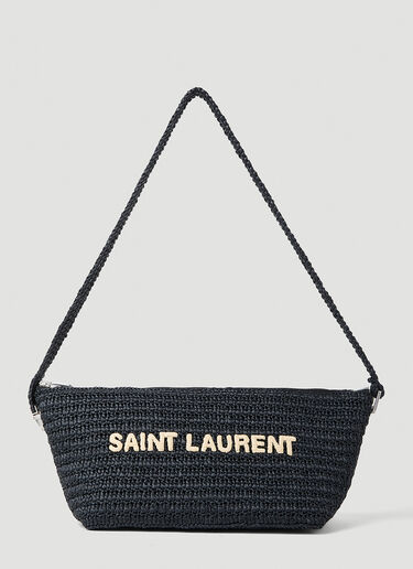 르 라피아 숄더백 Saint Laurent 르 라피아 숄더백 블랙 sla0151076