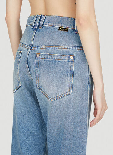 Balmain Slit Jeans Blue bln0252020