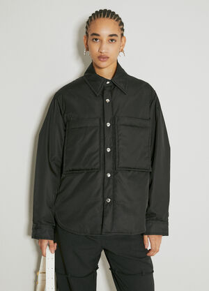 Song for the Mute Padded Cocoon Jacket Black sfm0254008