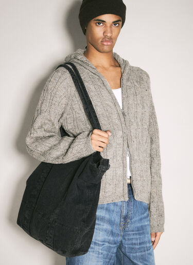Our Legacy Aviation Tote Bag Black our0358008