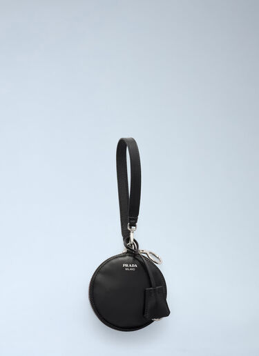 Prada 리나일론과 가죽 소재의 접이식 미니 백 블랙 pra0265026