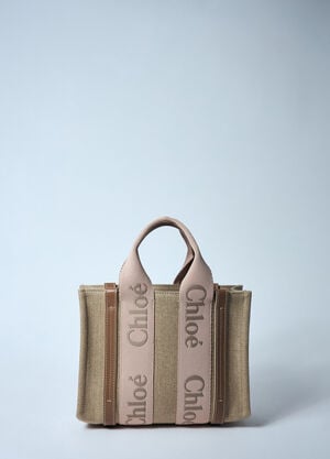Chloé Small Woody Tote Bag Beige chl0259044