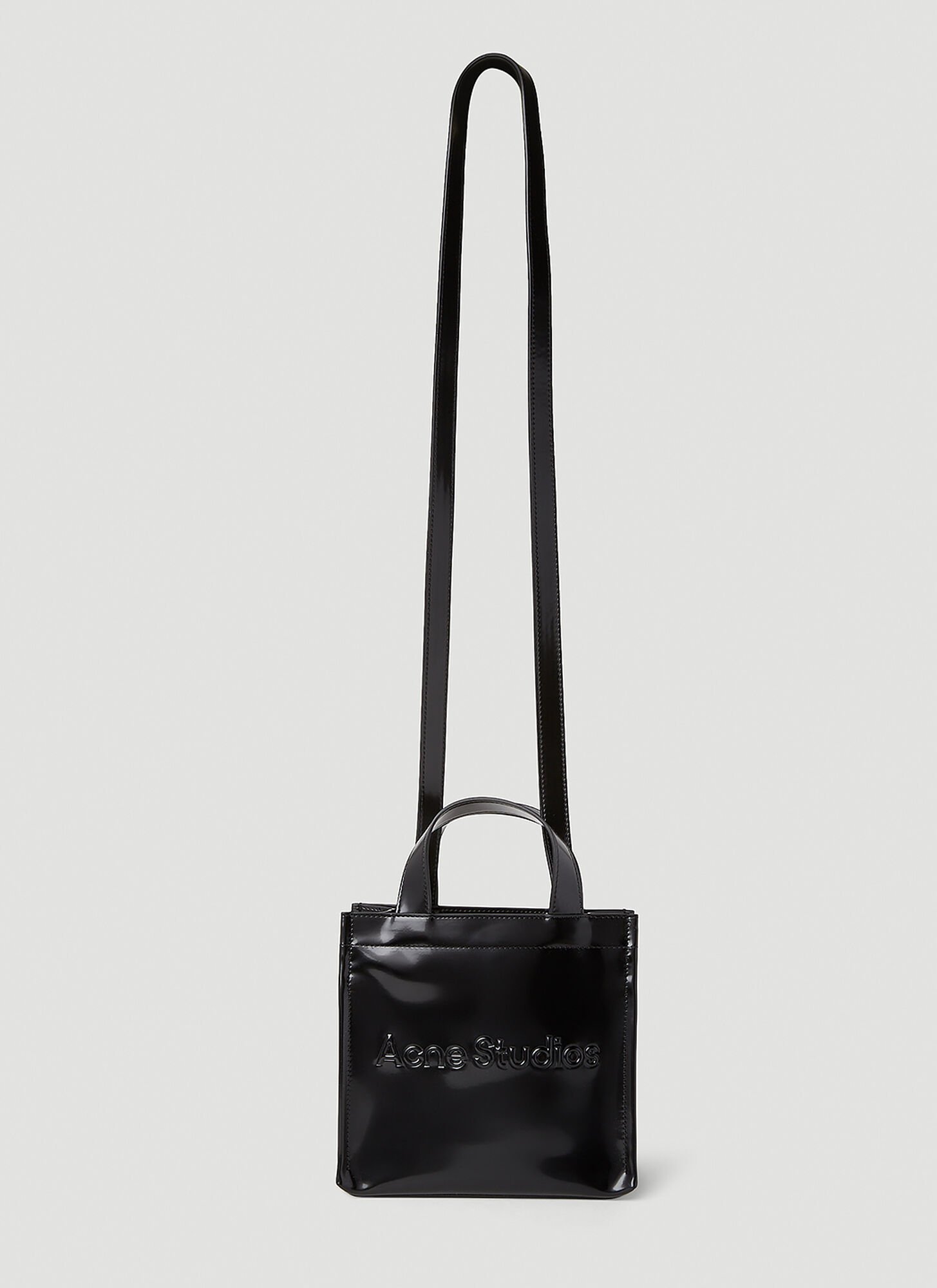 Shop Acne Studios Logo Shopper Mini Tote Bag