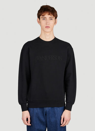 JW Anderson Logo Embroidery Sweatshirt Black jwa0154005