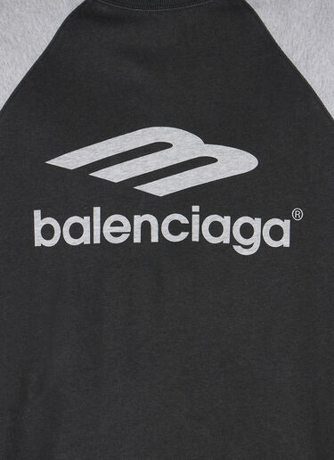 ロゴプリントオーバーサイズTシャツ Balenciaga ロゴプリントオーバーサイズTシャツ グレー bal0154015