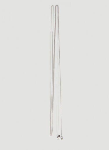 D'heygere Stud Earring Necklace Silver hey0350006