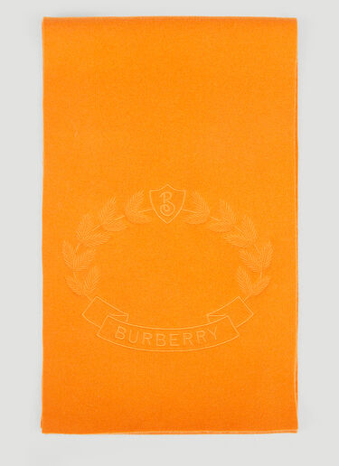 Burberry Ghost Crest 围巾 橙 bur0151127