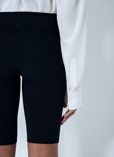 TOTEME Capri knit shorts Black tot0264012