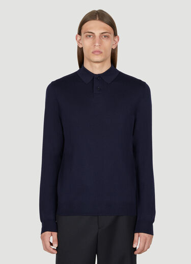 A.P.C. Jerry Polo Sweater Blue apc0153005