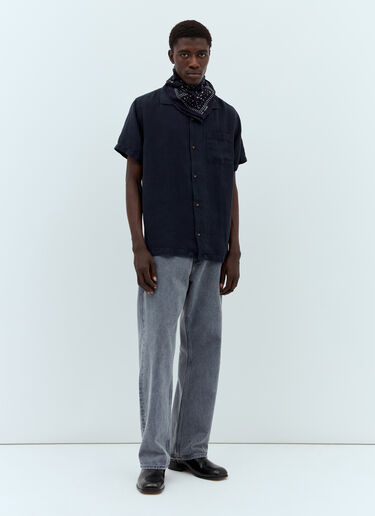 A.P.C. x JJJJound 亚麻衬衫  蓝色 apc0157014
