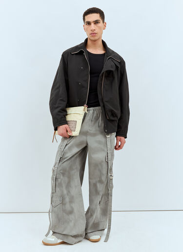 Acne Studios 가먼트 다이드 카고 팬츠 그레이 acn0158003