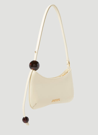 Jacquemus Le Bisou Perle Shoulder Bag Cream jac0254081