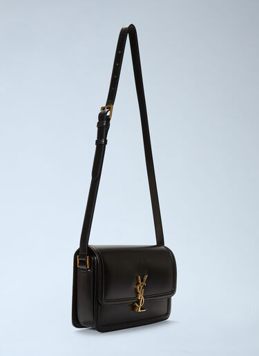 LN-CC® - Saint Laurent: Solferino Medium Satchel Shoulder Bag - Black Saint Laurent Solferino Medium Satchel Shoulder Bag Black sla0242018