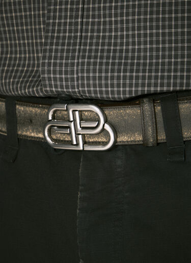 Balenciaga BB Large Belt Brown bal0157046