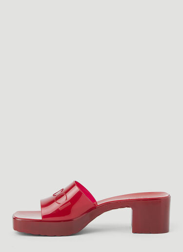 Gucci Rubber Mules Red guc0245093
