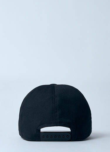 Rick Owens Logo Motif Baseball Cap Black ric0159066
