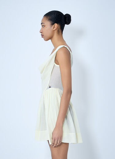 Vivienne Westwood Sunday Draped Mini Dress White vvw0264010