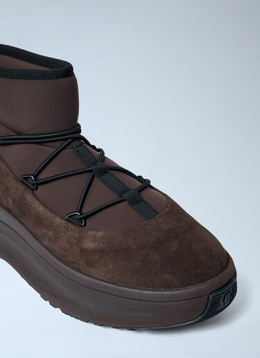 MB Moon247 Xlace Mid Boots Moon Boot MB Moon247 Xlace Mid Boots Dark Brown mnb0162002