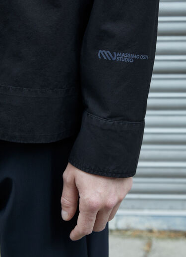 Massimo Osti Studio 徽标衬衫  黑色 mao0158044