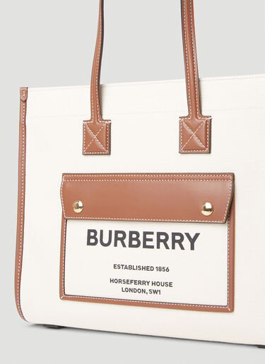 Burberry Small Freya Tote Bag Beige bur0253046