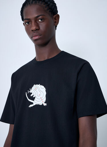 Stüssy Logo Motif T-Shirt Black sts0163013