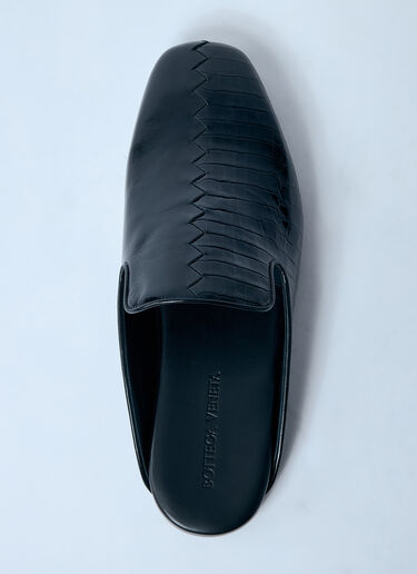 Bottega Veneta Roma Leather Mules Black bov0159015
