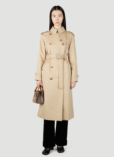 Burberry Waterloo Trench Coat Beige bur0251027