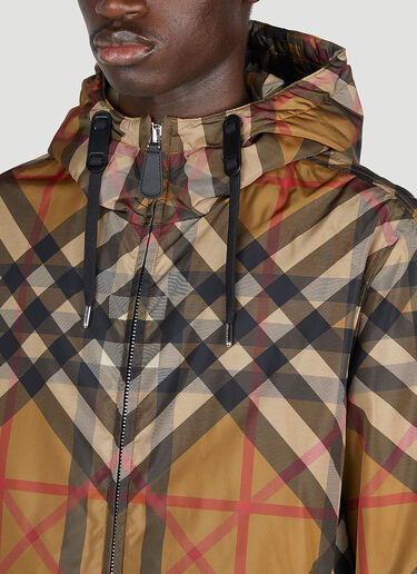 Burberry 格纹防雨夹克 米色 bur0151023