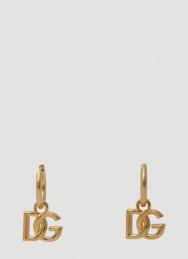 Dolce & Gabbana Logo Plaque Earrings Gold dol0149027