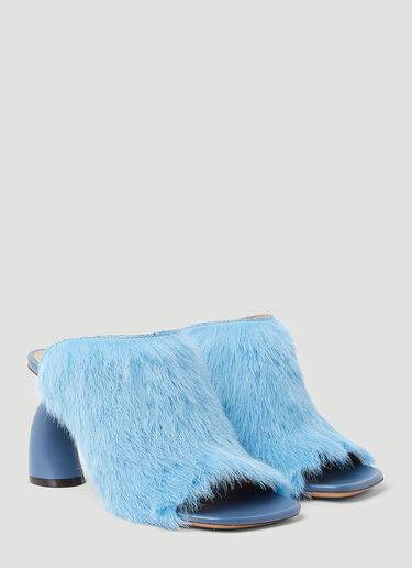 Ponyhair Mules Dries Van Noten Ponyhair Mules Blue dvn0253012