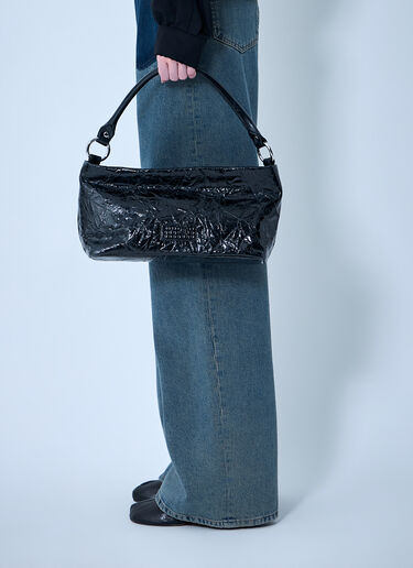 MM6 Maison Margiela 숫자 호보 숄더백 블랙 mmm0264023