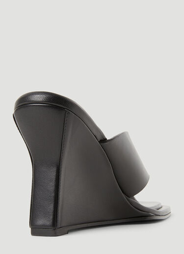 Paris Georgia Dune Wedges Black pag0253006