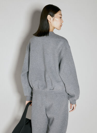Alexander Wang 글리터 테리 스웨트셔츠 그레이 awg0253018