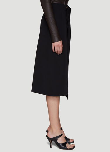 Gabardine Skirt Bottega Veneta Gabardine Skirt Black bov0239023