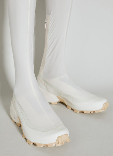 MM6 Maison Margiela x Salomon Thigh High Boots Cream mms0154009