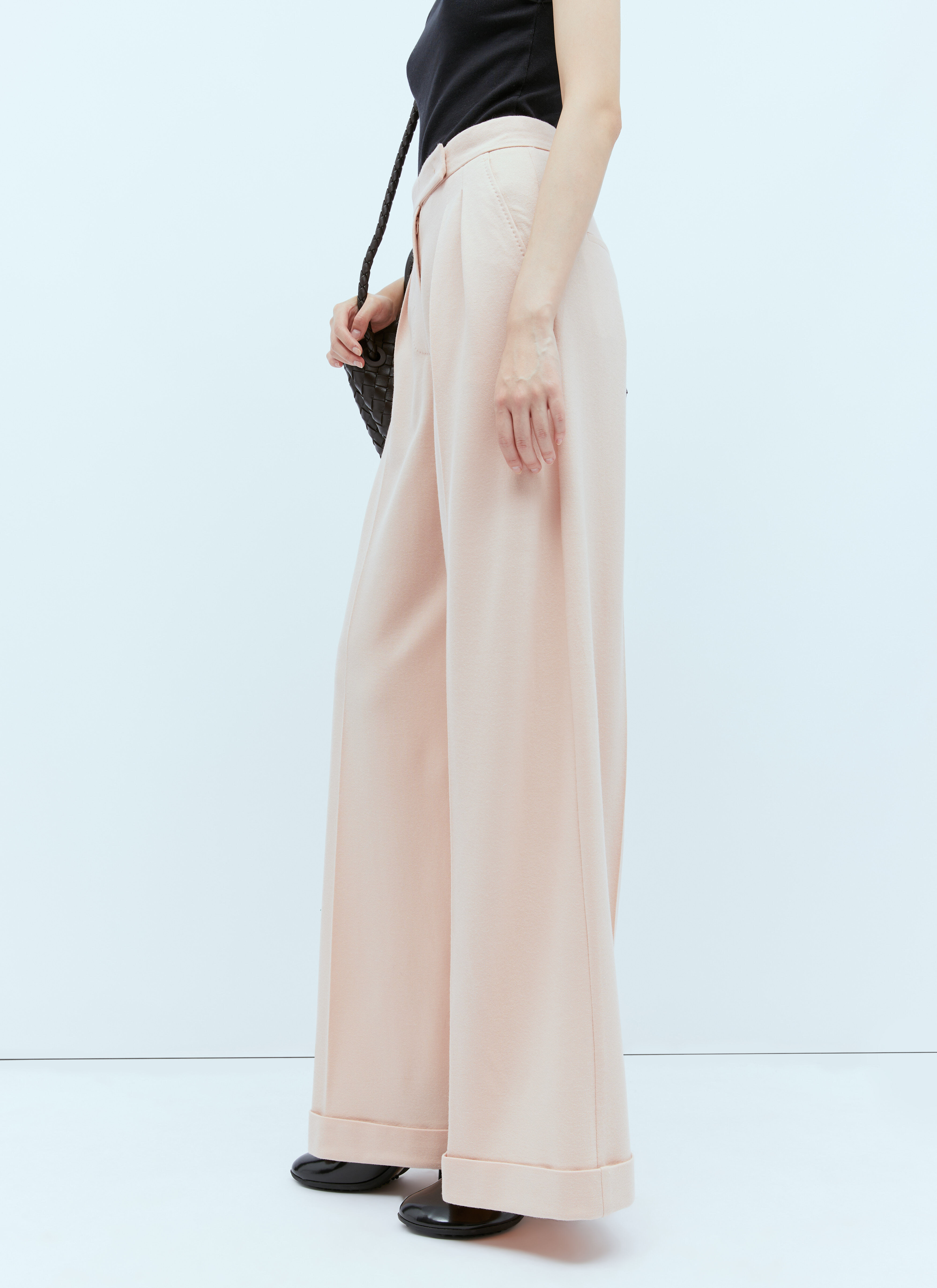 Max mara wide leg pants discount