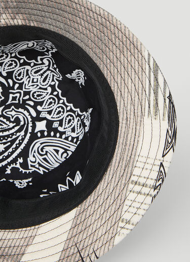 Children Of The Discordance ×Yagi Bandana Patch Bucket Hat Grey cod0154003