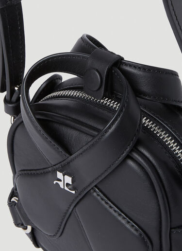 Courrèges Mini Loop X Shoulder Bag Black cou0251047