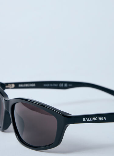 Balenciaga Logo Print Sunglasses Black bcs0360007